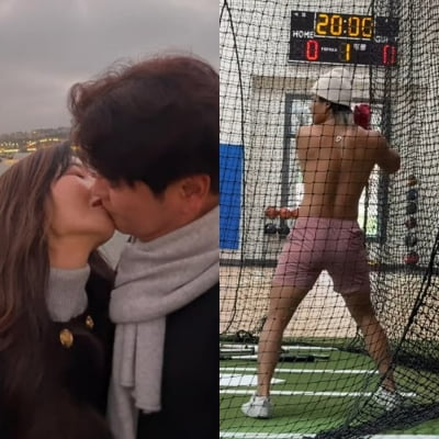 '추신수♥' 하원미, 중3 아들 피지컬