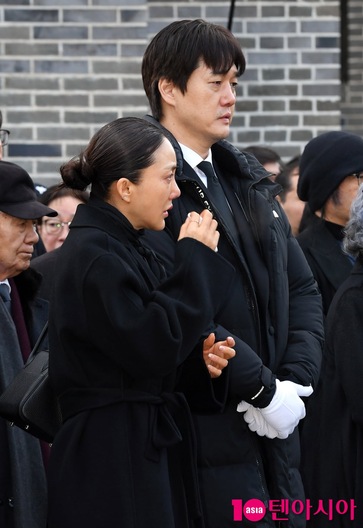 바다-유지태, 故 안성기 깊은 슬픔[TEN포토]