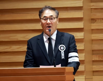 배창호 감독, 故 안성기 추도사[TEN포토]