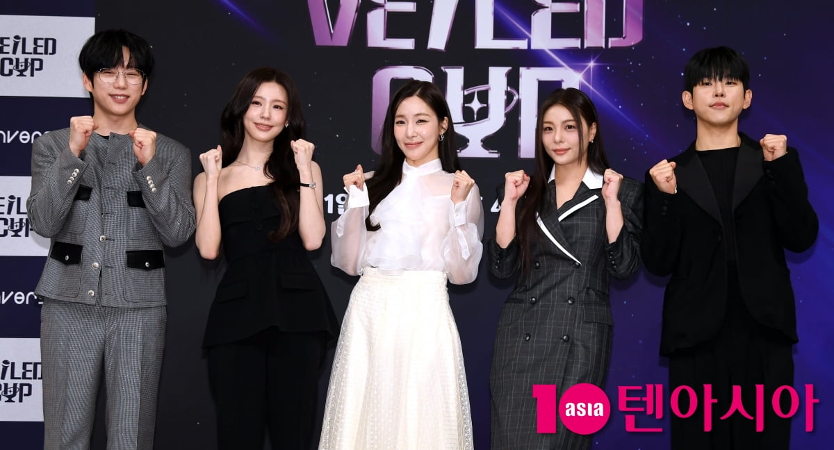 티파니 영-권정열-에일리-폴킴-미연, '베일드 컵' 심사위원들 힘찬 파이팅![TEN포토+]