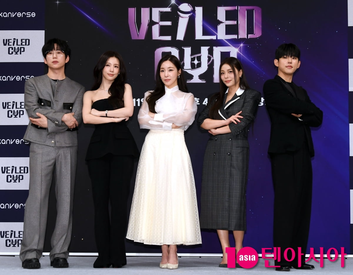 티파니 영-권정열-에일리-폴킴-미연, '베일드 컵' 심사위원들 힘찬 파이팅![TEN포토+]