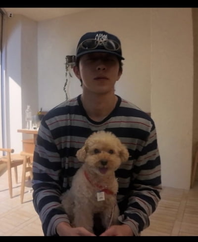 남주혁, '187cm·75kg' 모델 피지컬의 위엄…반려견 안고 '남친미' 폭발