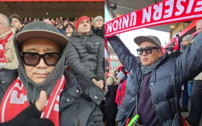 이광기, 사위 정우영 보러 베를린까지 갔다…"새해 첫 골 직관, 우리 사위 최고"