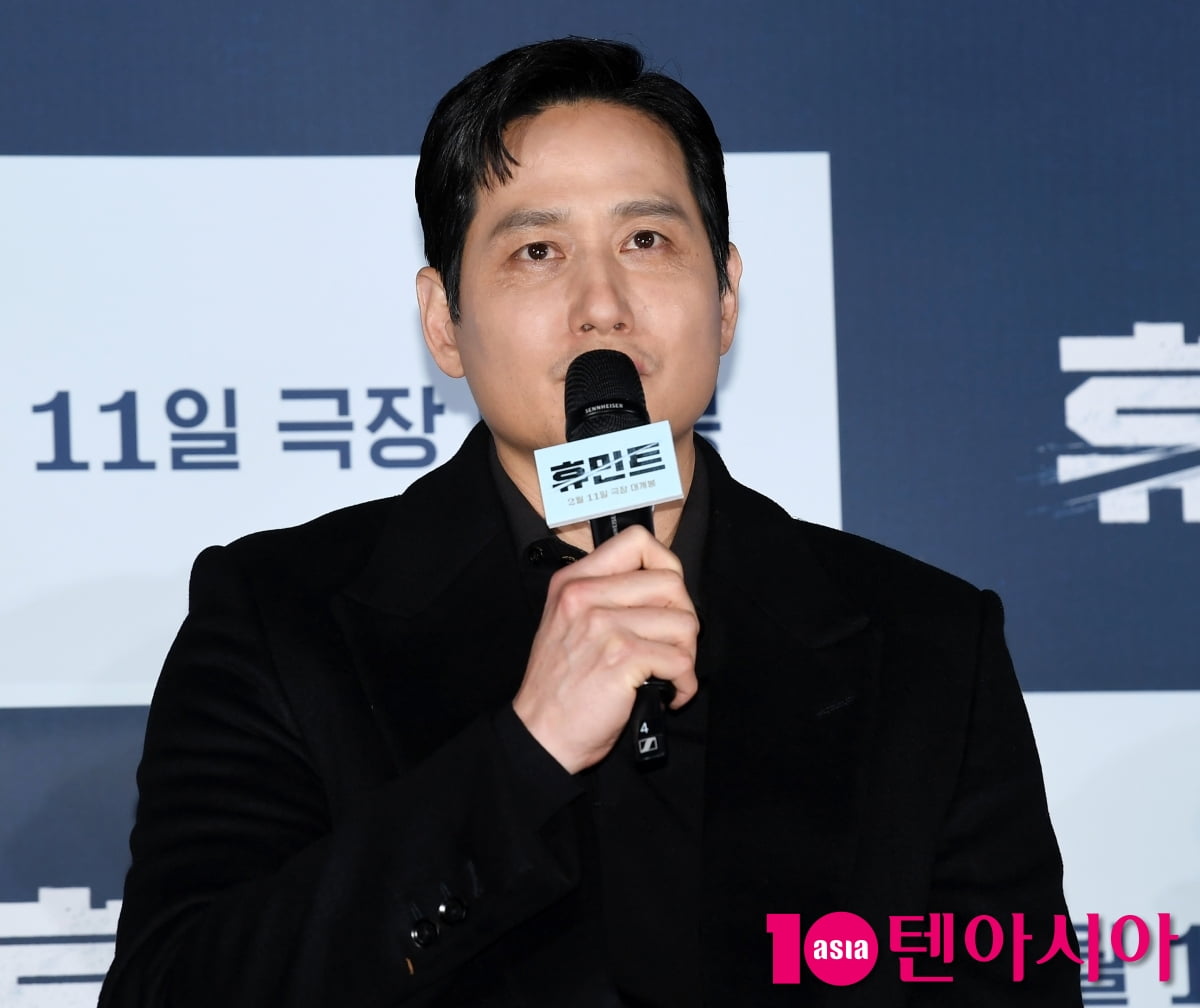 박해준, "군대 보다 총을 많이 쏜듯"[TEN포토]