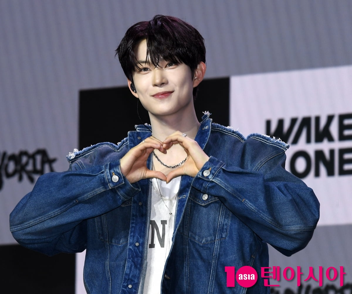 알파드라이브원 건우, 청바지+흰티만 입어도 빛나[TEN포토+]