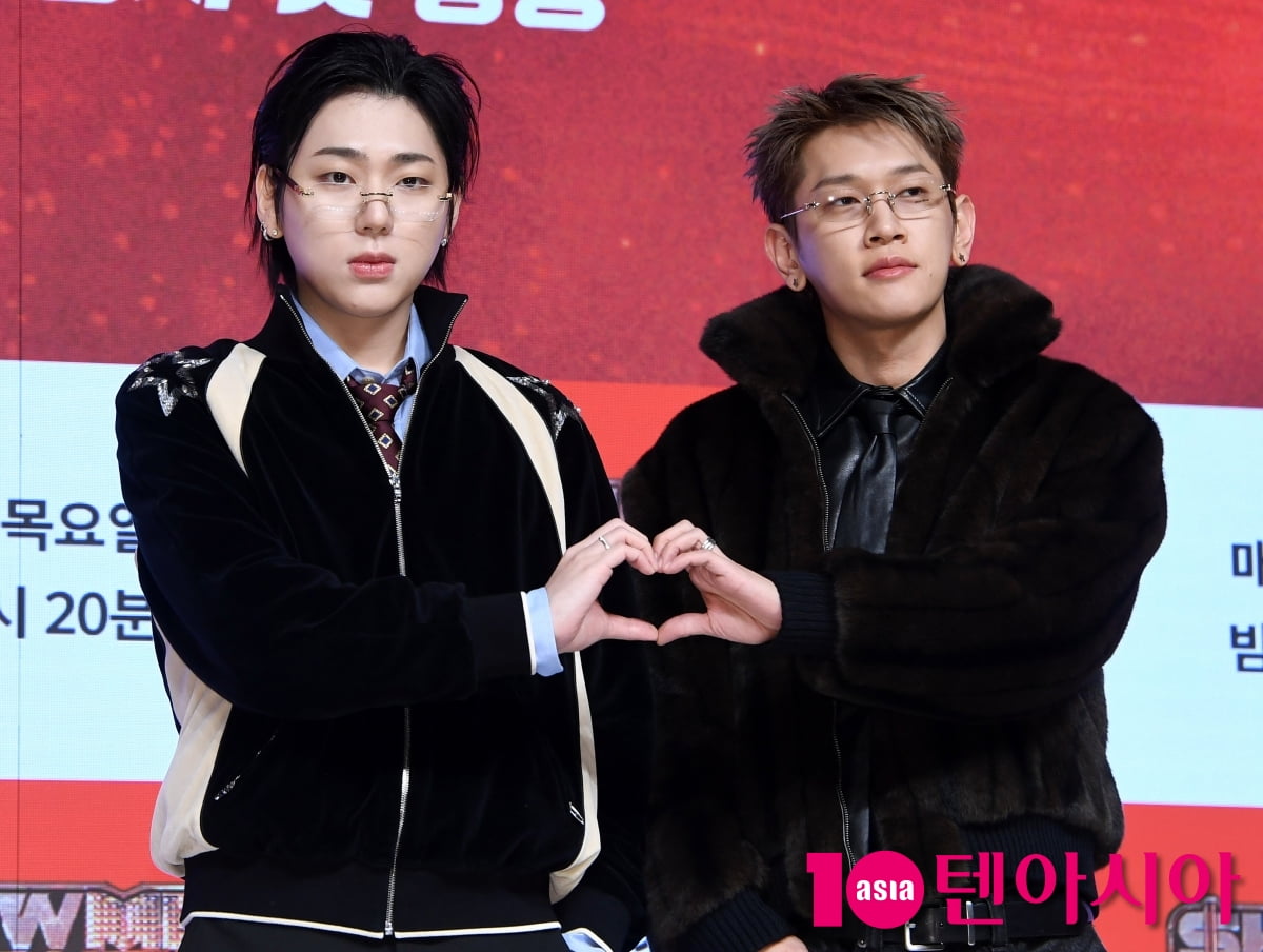 지코-크러쉬, 둘이 만든 하트 뿜뿜[TEN포토+]