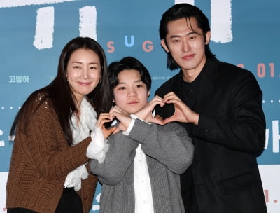 민진웅-최지우-고동하, 영화 '슈가' 주역들[TEN포토]