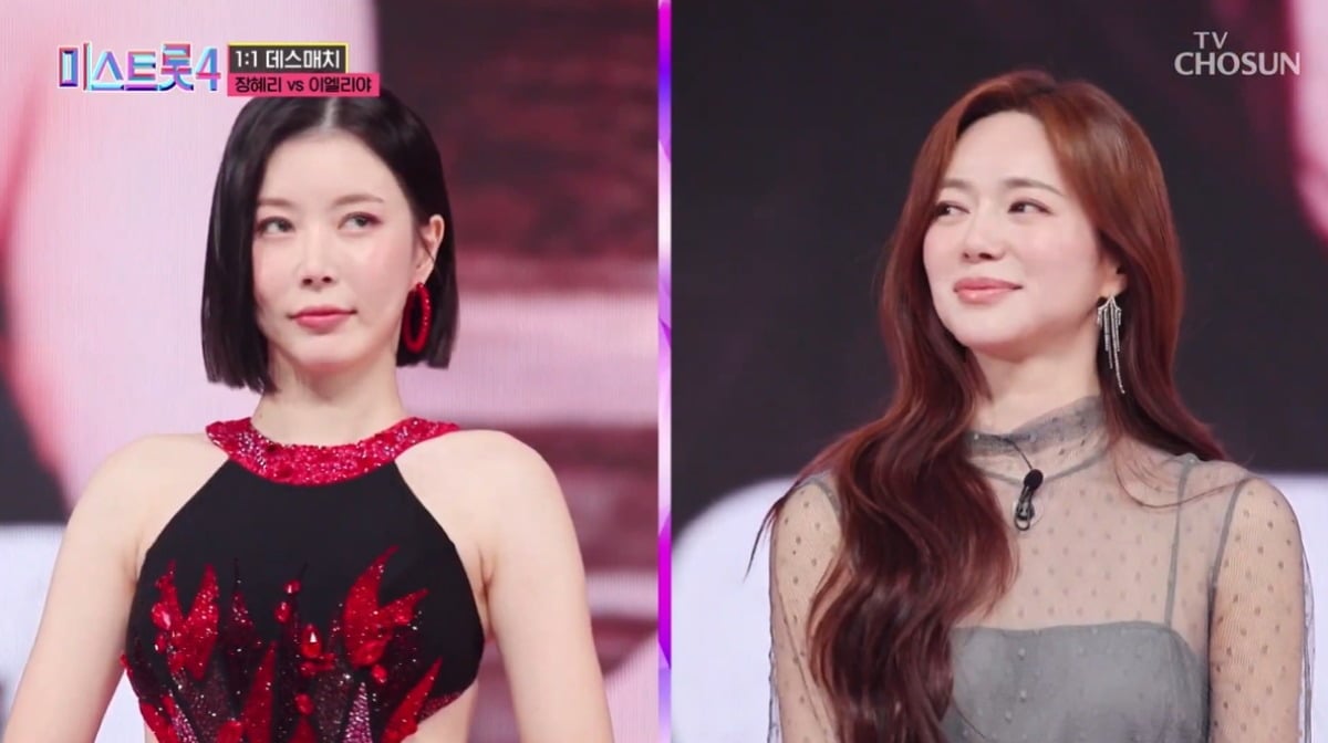 이엘리야, "언니 저 마음에 안 들죠" 현역 장혜리 꺾었다…'미스트롯4' 3R 진출