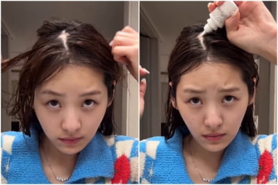 '하트시그널4' 김지민, 원형 탈모에 뿌엥…"머리숱 많았는데, 눈물나"