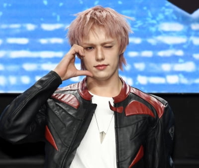 AxMxP's Cru Attends 'Amplify My Way' Mini Album Showcase in Seoul