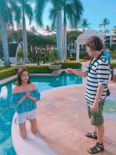 '월세 1000만원' 손담비, 결국 무릎 꿇었다…스태프 머리채 잡고 찍은 '충격' 사진 전말은