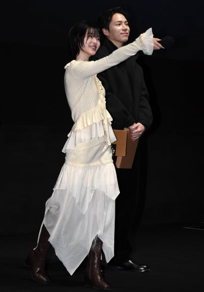 유아, 상큼한 미모...영화배우로 첫 무대인사[TEN포토]