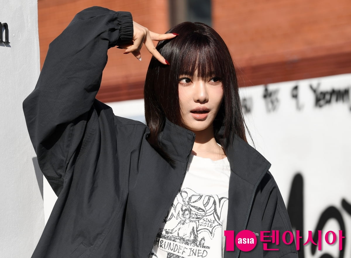 에스파 닝닝, 한파도 날리는 꽃미모[TEN포토+]