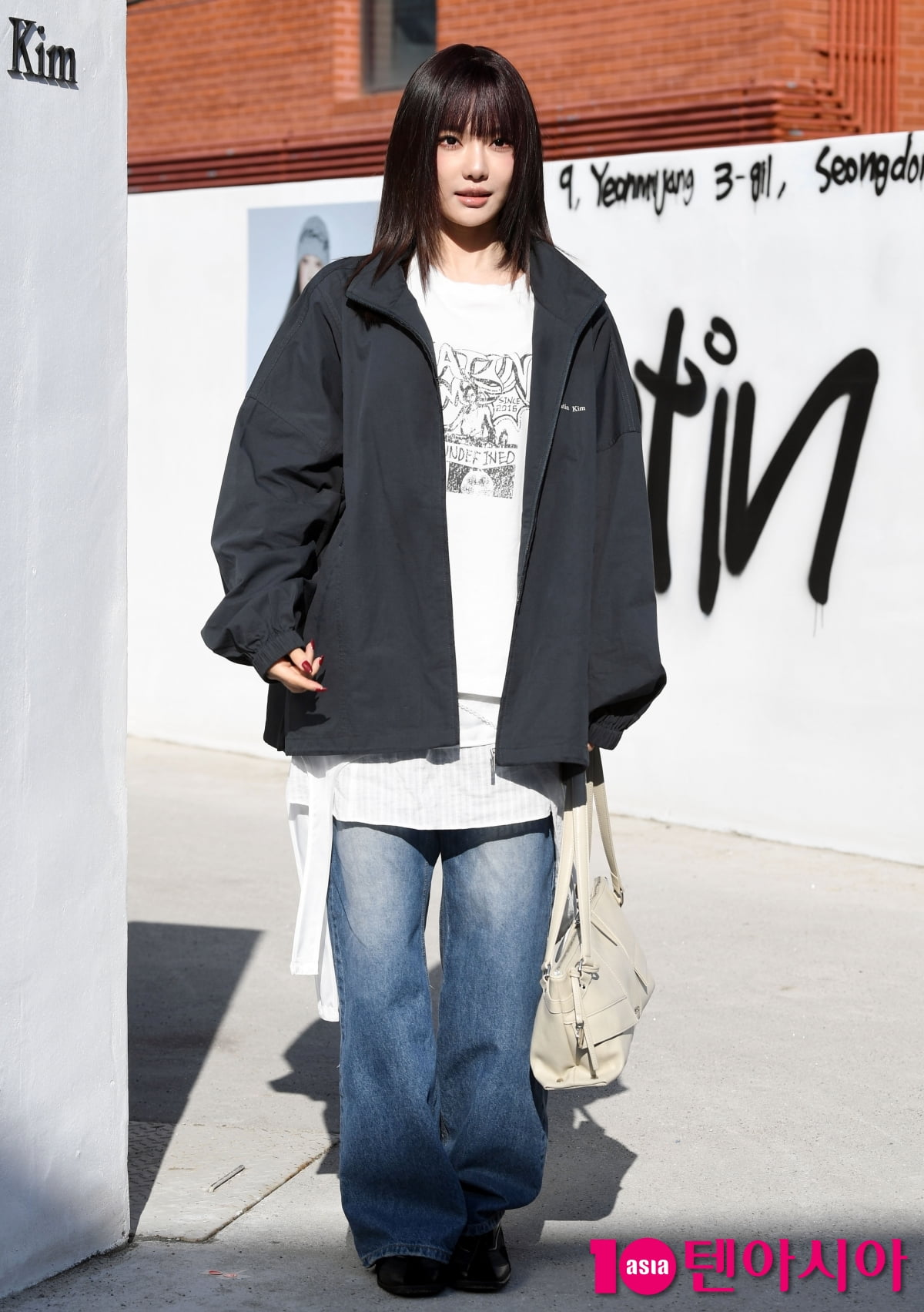 에스파 닝닝, 한파도 날리는 꽃미모[TEN포토+]