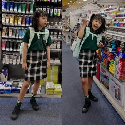 조윤희 딸, 올해 초등학교 2학년…'185cm' 이동건 닮아 남다른 다리 라인