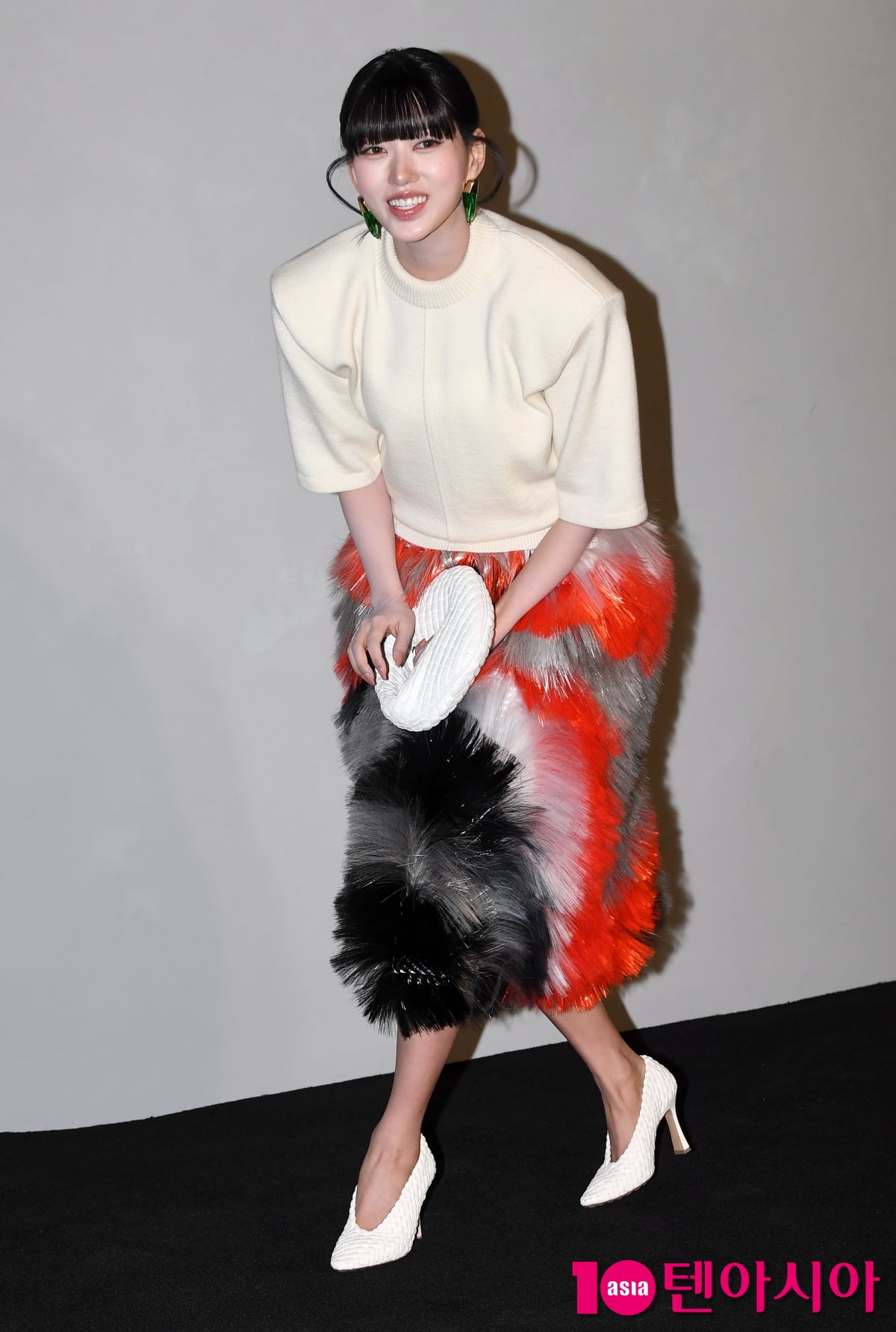 미야오 수인, 한파에도 포기못하는 반팔...패셔니스타[TEN포토+]