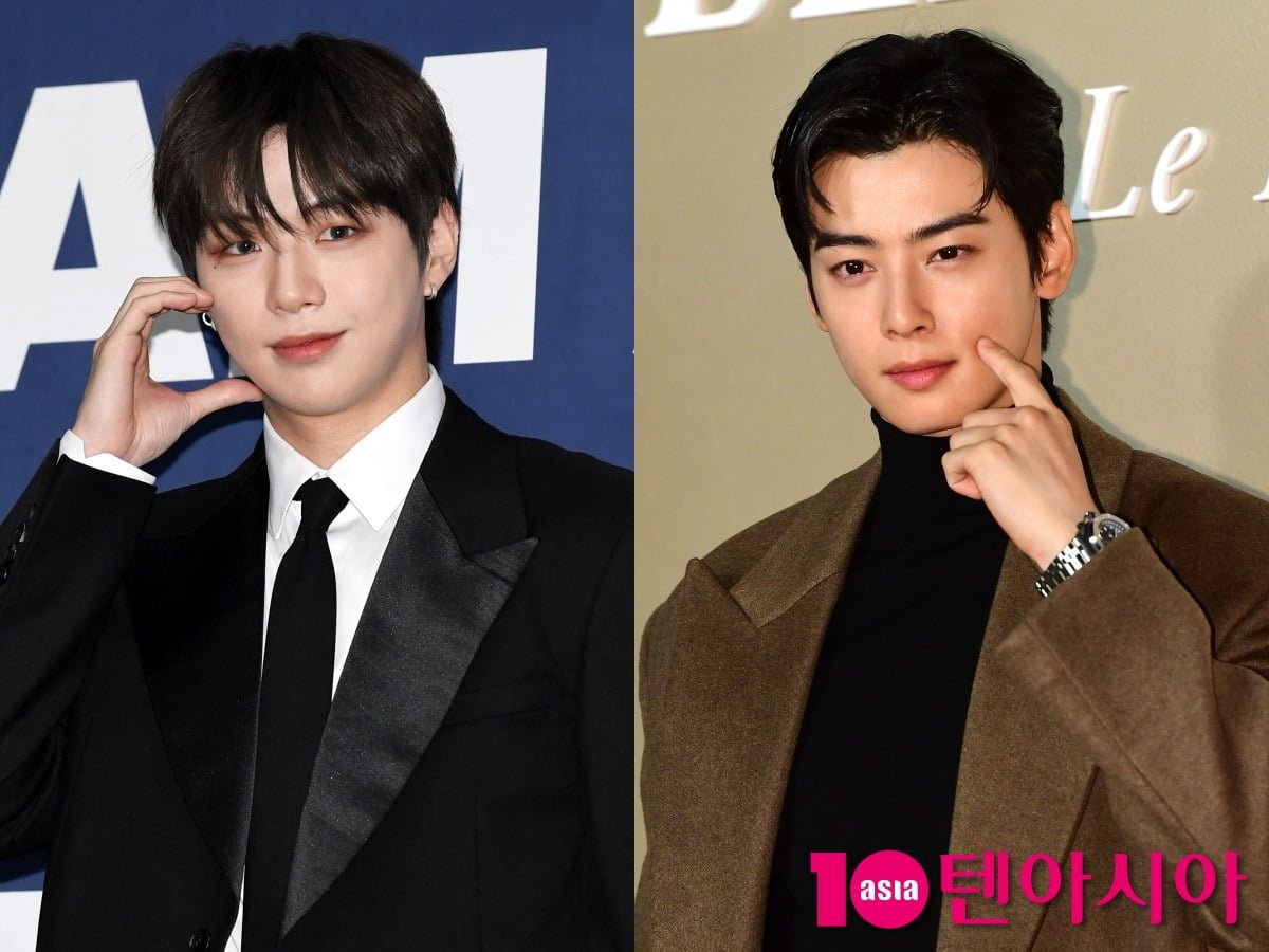 가수 강다니엘, 차은우/사진=텐아시아 사진DB