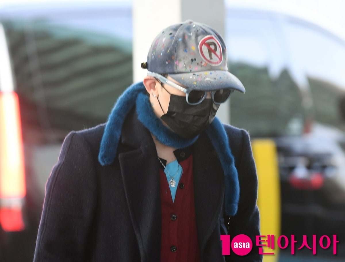 지드래곤, 주차금지 공항패션[TEN포토+]