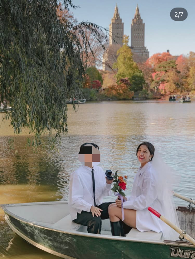 곽선희, 레즈비언 고백 후…11월 동성 연인과 뉴욕서 웨딩 촬영