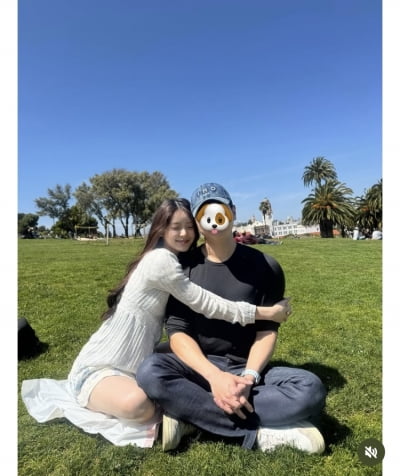 김지민, 탈모 고백 그 후…미국 시는 ♥남자친구와 공개열애