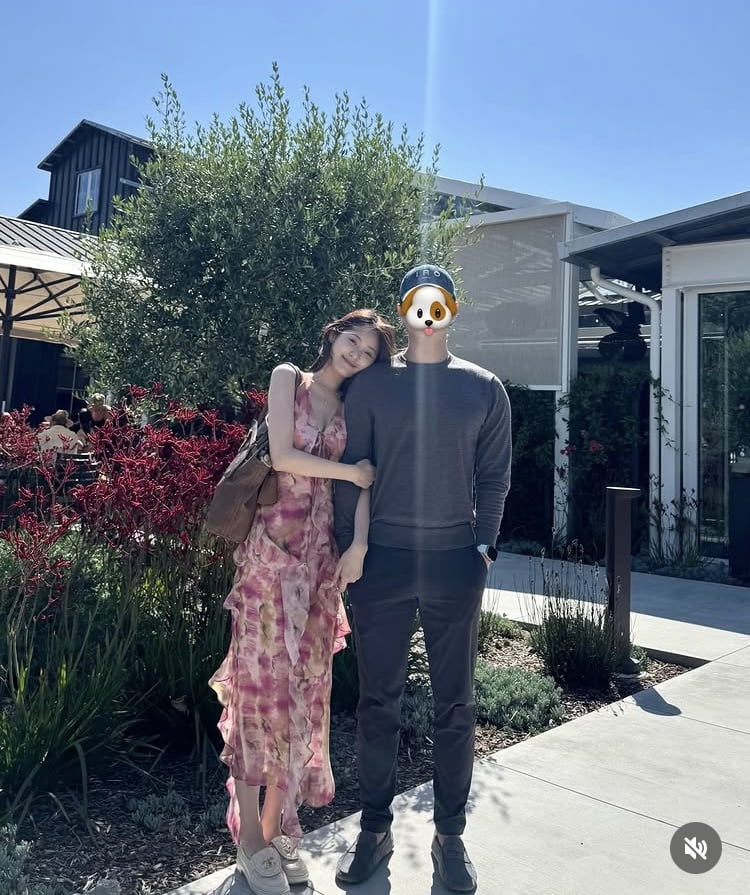 김지민, 탈모 고백 그 후…미국 시는 ♥남자친구와 공개열애