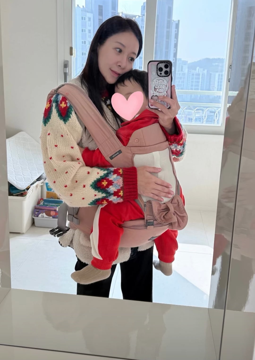 '41세' 원진서, 아기 품에 안았다…♥윤정수와 결혼 3개월 만