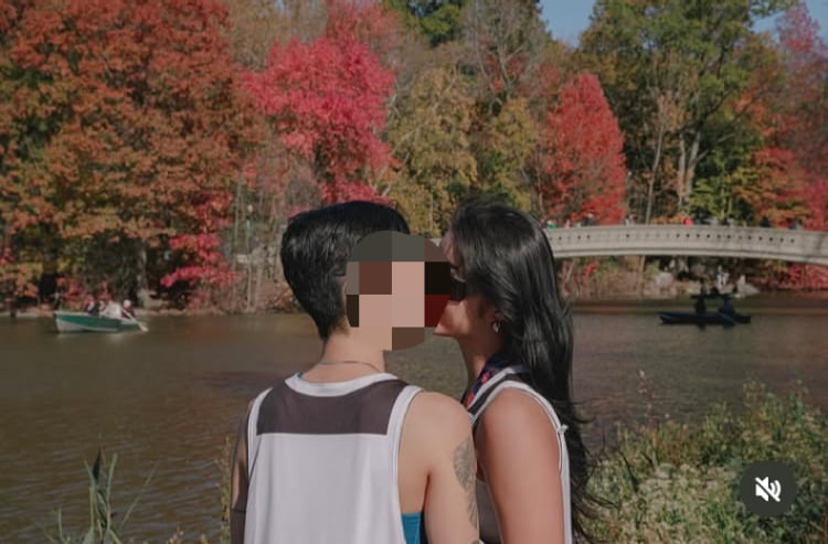 핫한 레즈비언 부부…곽선희, 동성 연인과 뽀뽀도 거침없게