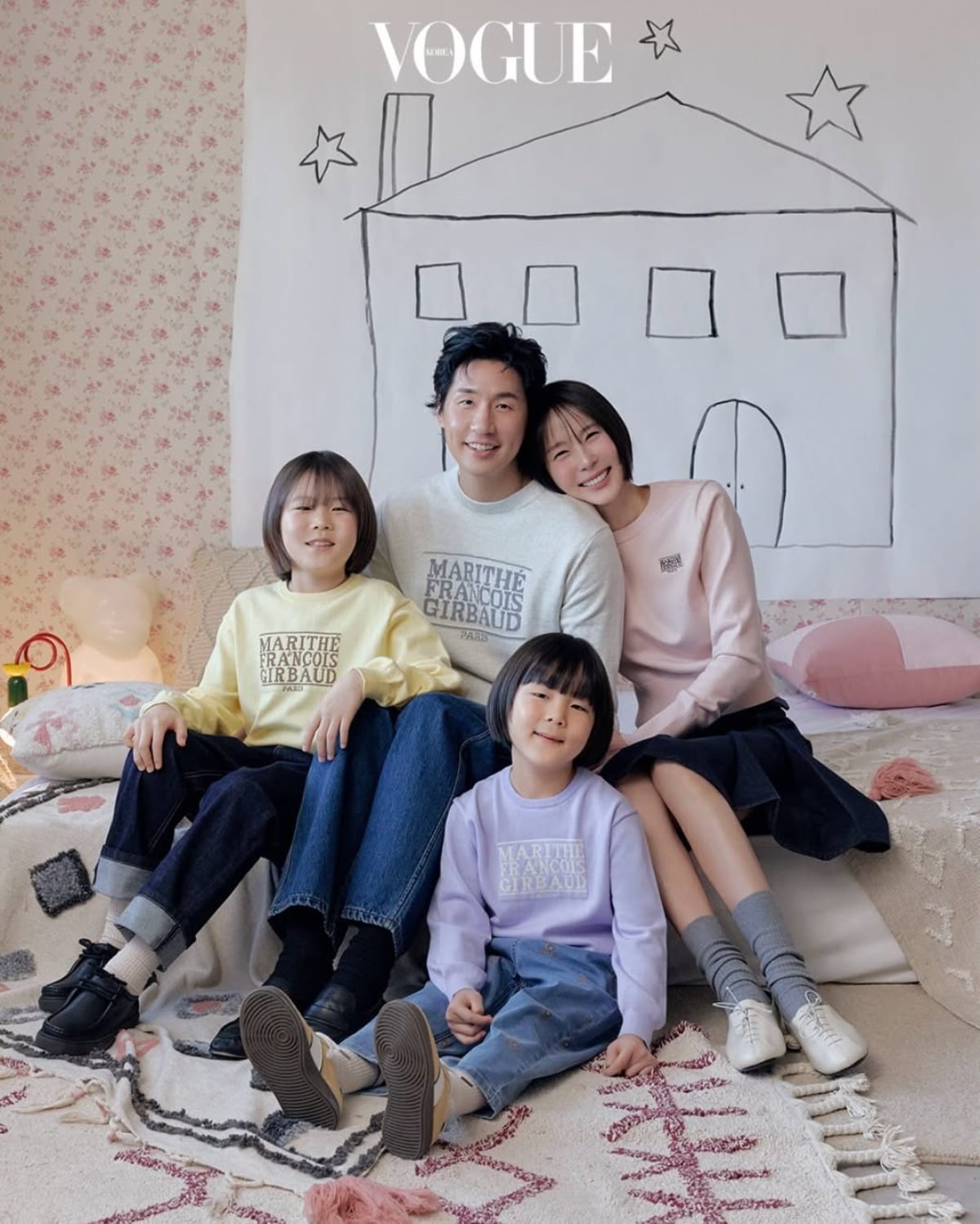 김나영 아들, 엄마보다 아빠 마이큐와 볼 부비부비 ♥스킨십…"우리 가족"