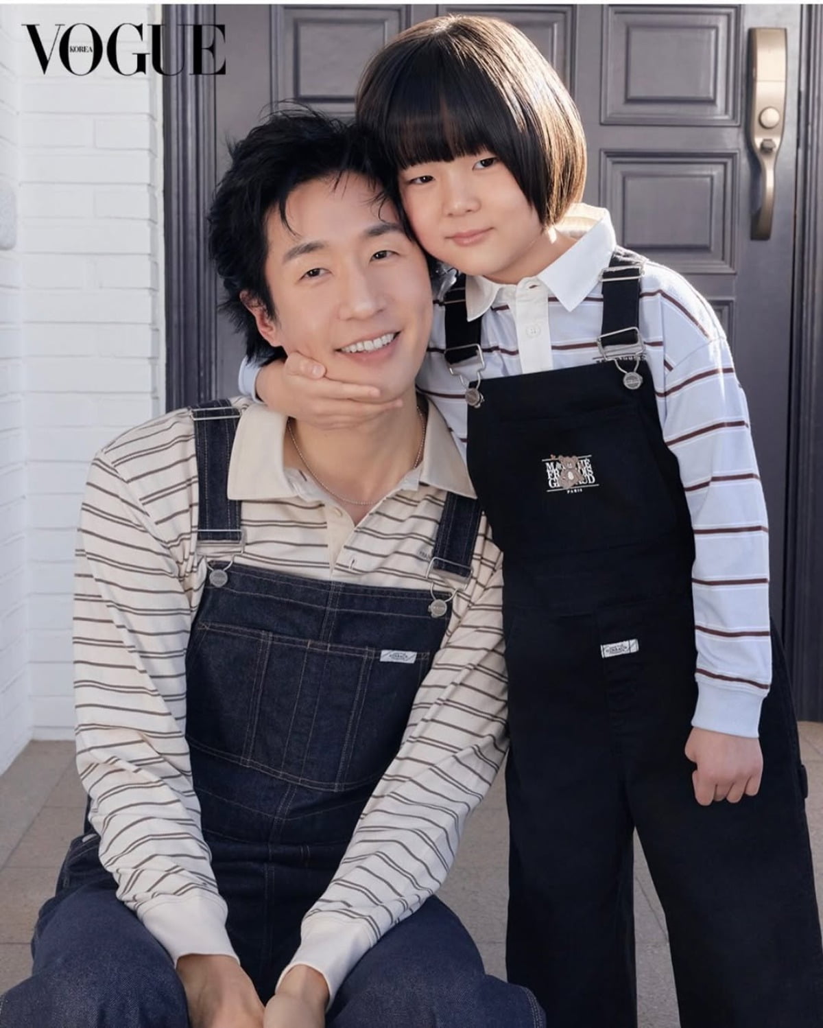 김나영 아들, 엄마보다 아빠 마이큐와 볼 부비부비 ♥스킨십…"우리 가족"