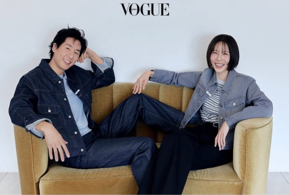 김나영 아들, 엄마보다 아빠 마이큐와 볼 부비부비 ♥스킨십…"우리 가족"