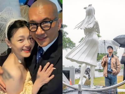 '서희원 조각상'에 9개 큐브, 구준엽의 '구'였다…"보고 싶어"