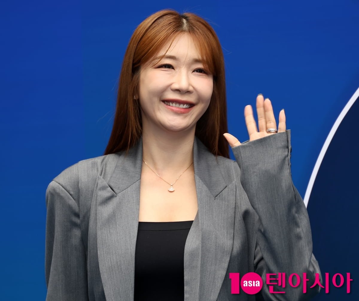 이정민 아나운서, 즐거운 인사[TEN포토]