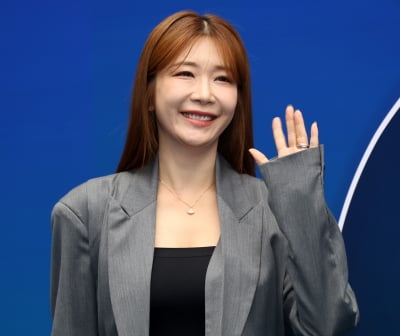 이정민 아나운서, 즐거운 인사[TEN포토]