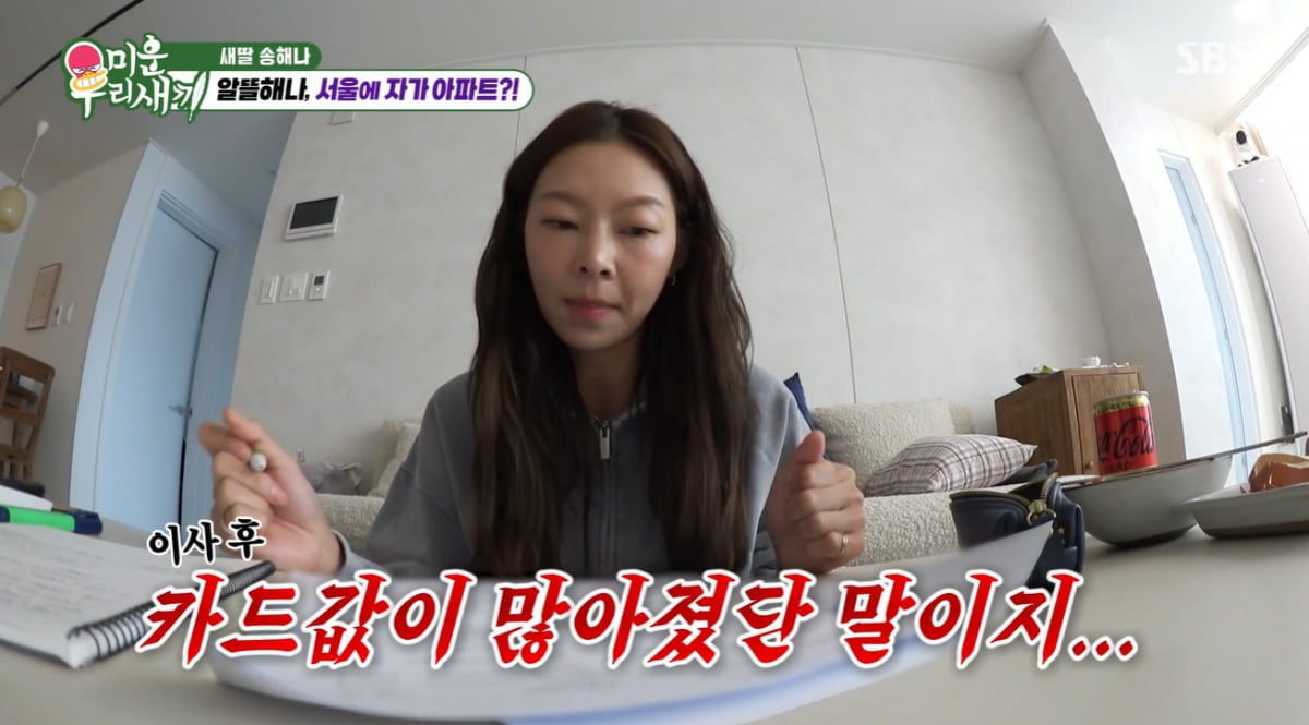 송해나, 15년 만에 반지하 탈출해 아파트 사놓고…"술값만 100만원"('미우새')