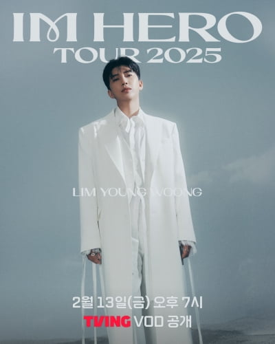 TVING to Exclusively Release VOD of Lim Young-woong's Sold-Out 'IM HERO TOUR 2025' Concert