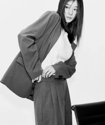 '169cm 43kg' 서예지, 논란 후 이미지 확 바뀌었네…슈트핏으로 뽐낸 '무결점 자태'