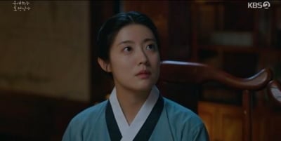 남지현♥문상민, 애틋한 입맞춤 했다…위기 속 피어난 사랑에 '최고 6.9%'('은애하는')