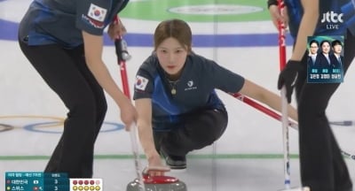 첫 금메달 패싱→일장기 송출 논란까지 터졌는데…'동계 올림픽' 여자 컬링 스위스전, 시청률 1위 쾌거