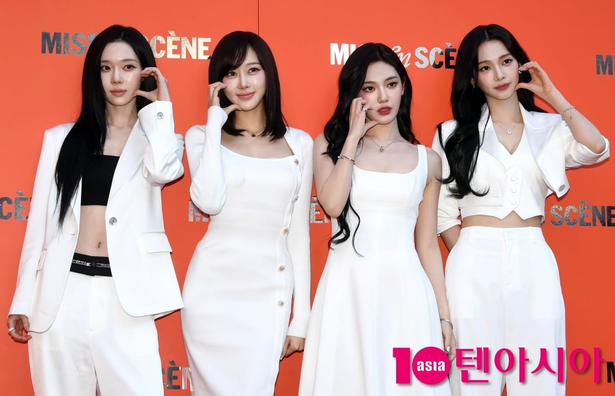 에스파, 성수동에 나타난 천사들[TEN포토+]