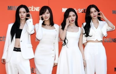 에스파, 성수동에 나타난 천사들[TEN포토+]