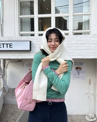 '♥류수영' 박하선, "살찌는 계절 왔다" 고백…유부녀가 이렇게 귀엽다니