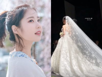 윤영경, ♥남창희와 결혼식 현장 직접 공개했다…'한강 아이유' 뒤태