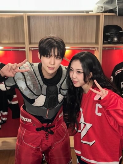 '26세' 문상민, '2세 연하녀'와 역대급 케미 선보였다…아이스하키 선수 남친 같아