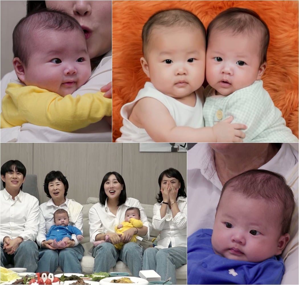 '출산 후 하혈' 임라라, 100일날 결국 눈물 터졌다…돌아가신 부친, 손주 안은 모습에 울컥('슈돌')