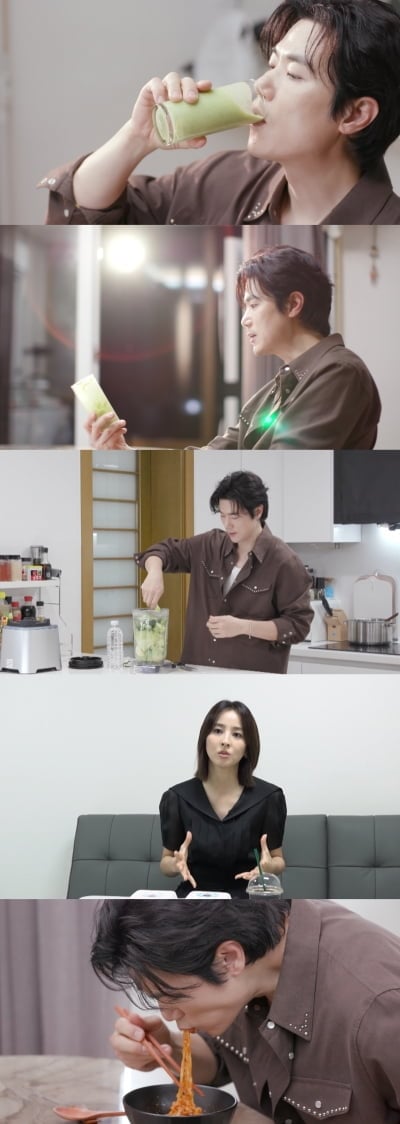 김강우, 디톡스 주스 소개해놓고선…별안간 라면 폭풍 흡입('편스토랑')