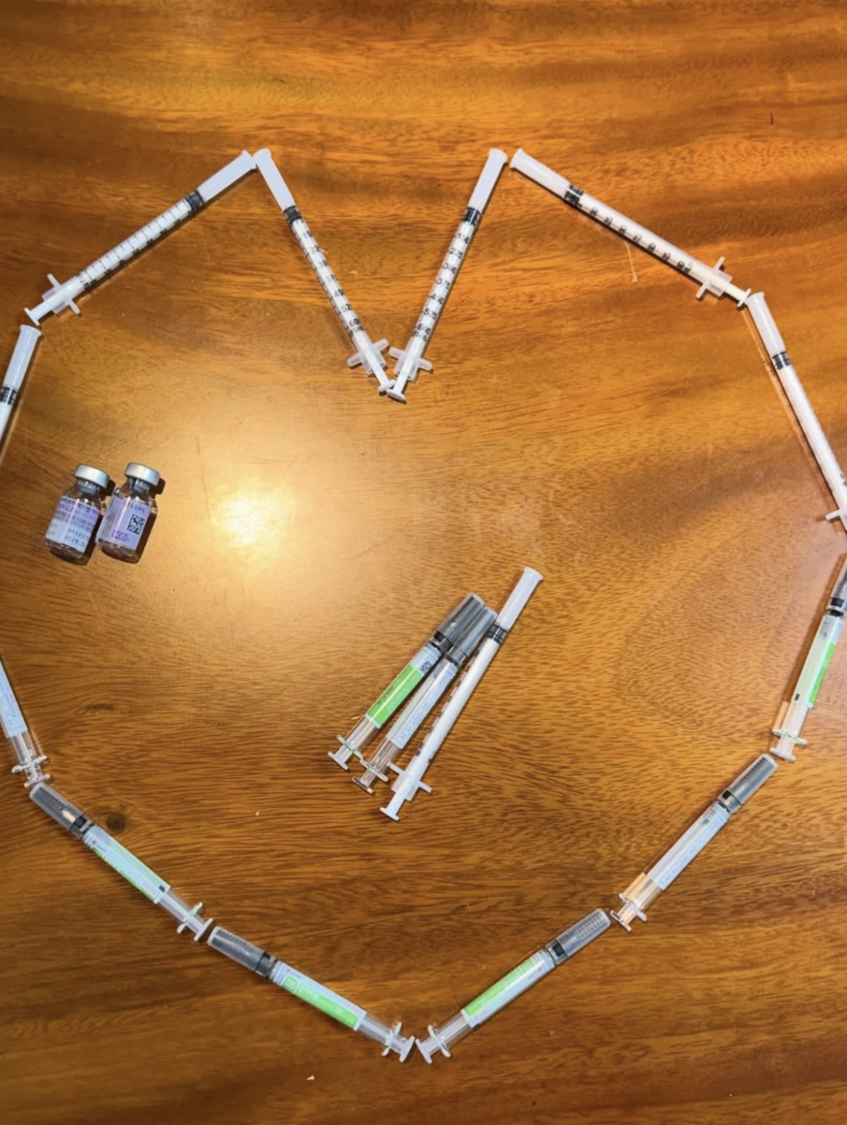 시험관 임신 주사기 / 사진 = 박하나 SNS 캡처