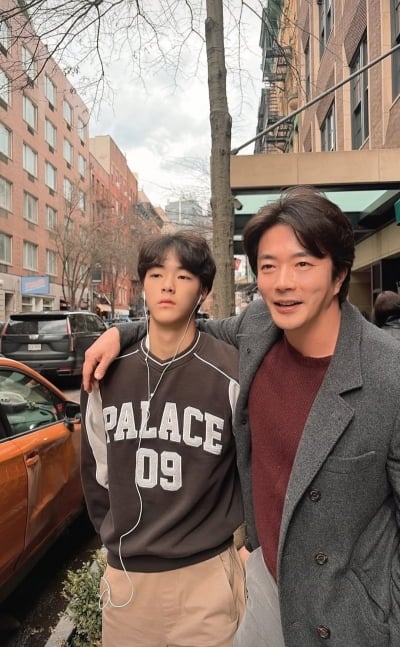 '손태영♥' 권상우, 판박이 아들을 왜 이리 자랑스러워해…나홀로 '활짝'