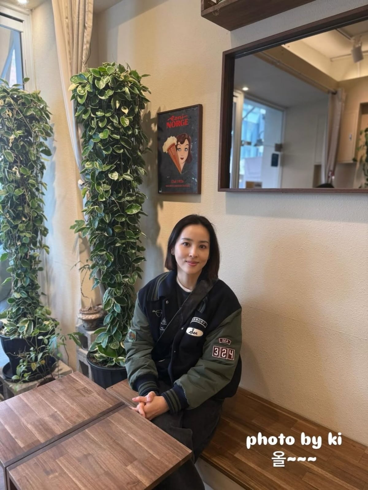 한혜진 "photo by Ki"…♥기성용이 찍어준 사진이 역시 첫 번째