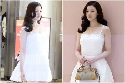 사나, 슬립 드레스 입으면 이런 느낌…명품 P사로 만든 청순미