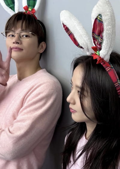 블랙핑크 지수, 서인국과 커플되더니 '현실 남친짤' 대방출…"진짜 사랑하네"